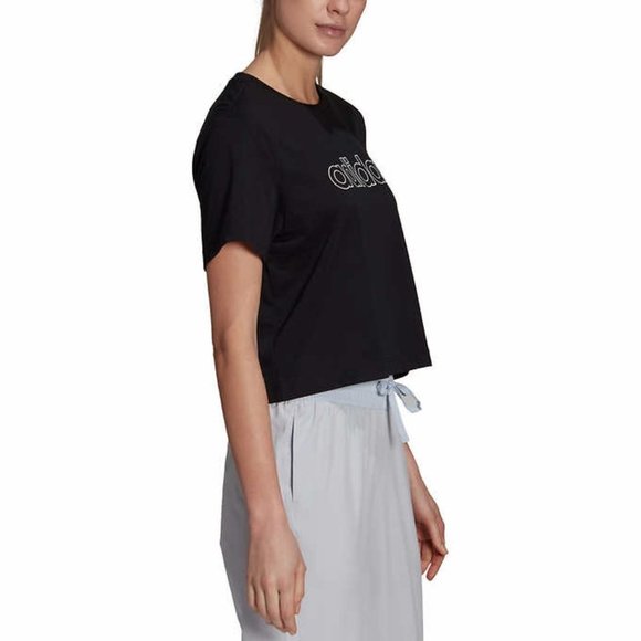 adidas Ladies' Crop Tee - Picture 3 of 4